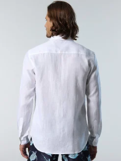 Outlet^North Sails 'Linen Shirt WHITE