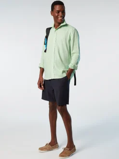 Outlet^North Sails 'Linen Shirt GARDEN GREEN
