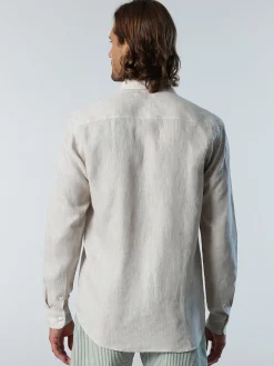 Outlet^North Sails 'Linen Shirt DOVE