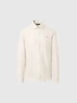 Outlet^North Sails 'Linen Shirt DOVE