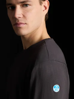 Deckwear & Footwear|T-shirts^North Sails 'Long Sleeve Jersey T PHANTOM