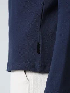 Outlet^North Sails 'Long-sleeved Polo Shirt NAVY BLUE
