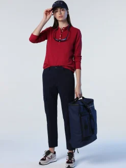 Outlet^North Sails 'Long-sleeved Polo Shirt DEEP CHERRY