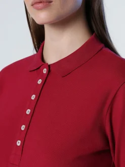 Outlet^North Sails 'Long-sleeved Polo Shirt DEEP CHERRY