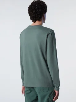 Outlet^North Sails 'Long-sleeved Top With Logo MILITARY GREEN