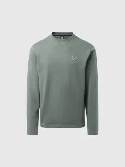 Outlet^North Sails 'Long-sleeved Top With Logo MILITARY GREEN
