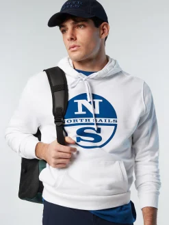 Outlet^North Sails 'Maxi Logo Hoodie WHITE