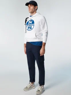 Outlet^North Sails 'Maxi Logo Hoodie WHITE