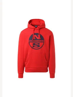 Outlet^North Sails 'Maxi Logo Hoodie RED