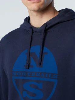 Outlet^North Sails 'Maxi Logo Hoodie NAVY BLUE
