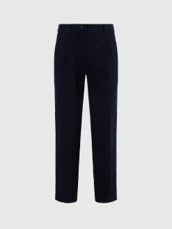 Trousers^North Sails 'Mischief Pleated Chinos NAVY BLUE