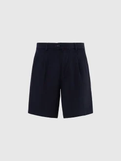 Shorts^North Sails 'Mischief Pleated Shorts NAVY BLUE
