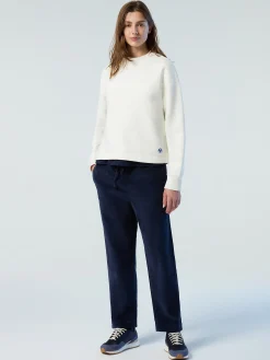Outlet^North Sails 'Mock-neck Slogan Sweatshirt MARSHMALLOW