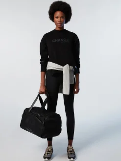Outlet^North Sails 'Mock-neck Slogan Sweatshirt BLACK