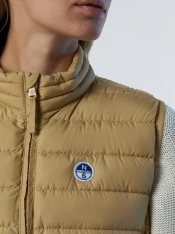 Vests|Jackets^North Sails 'Naomi Padded Vest HONEY