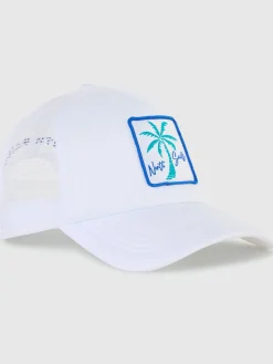 Accessories^North Sails 'Neoprene Trucker Hat WHITE