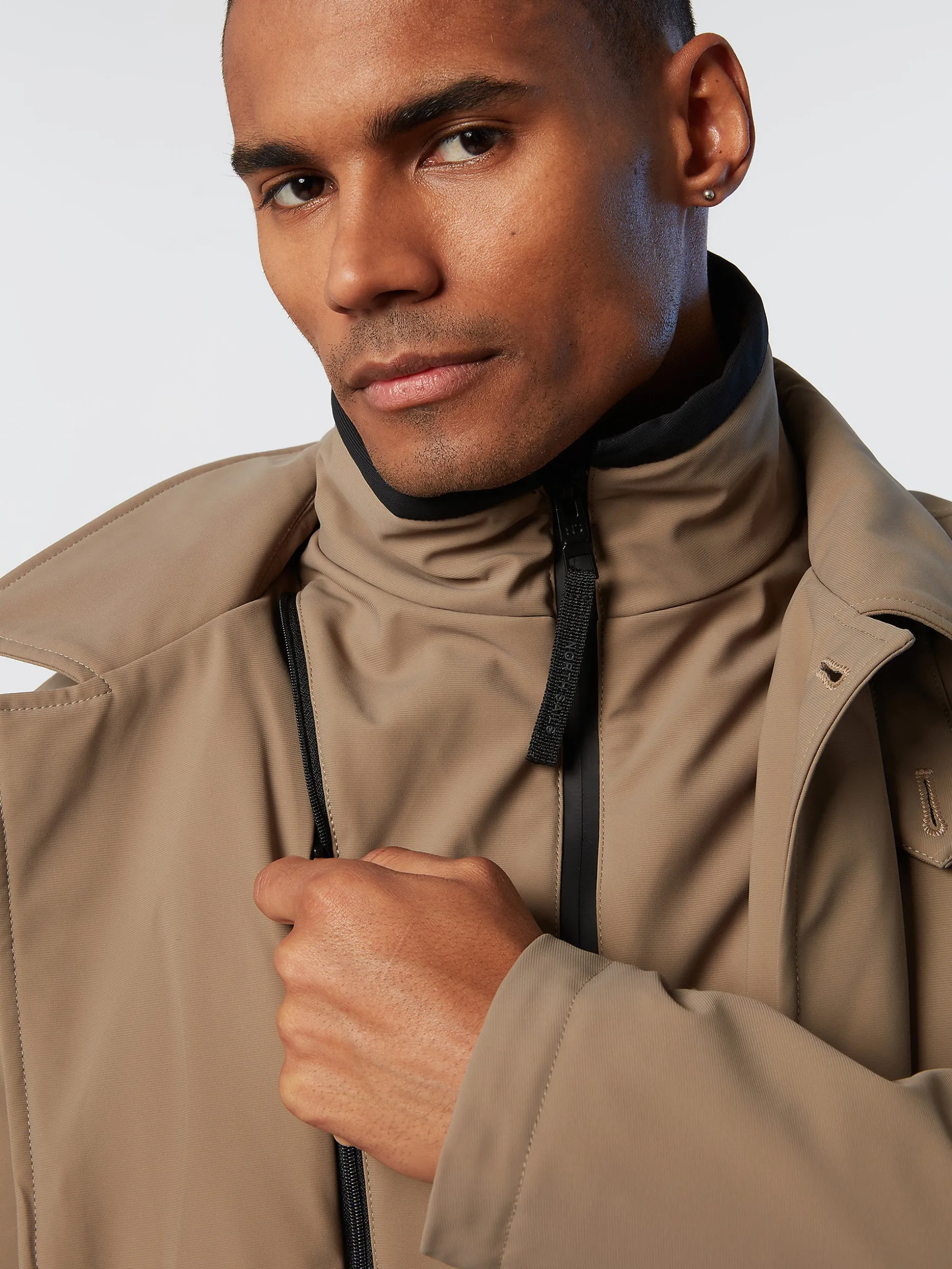 Outlet^North Sails 'North Tech Trench BROWN ROCK