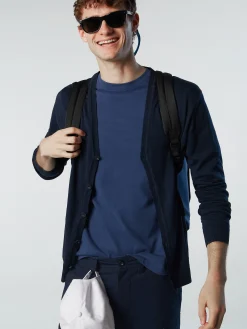 Outlet^North Sails 'Organic Cotton Cardigan NAVY BLUE