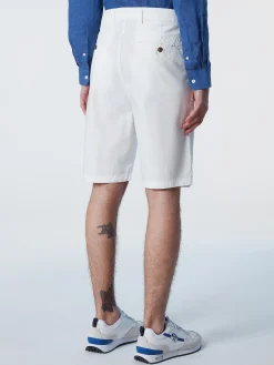Outlet^North Sails 'Organic Cotton Chino Shorts WHITE