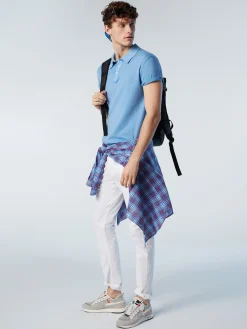 Outlet^North Sails 'Organic Cotton Polo Shirt CORNFLOWER BLUE