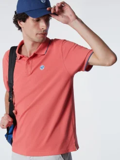 Outlet^North Sails 'Organic Cotton Polo Shirt SPICED CORAL