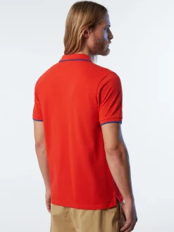 Outlet^North Sails 'Organic Cotton Polo Shirt BRIGHT ORANGE