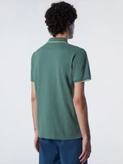 Outlet^North Sails 'Organic Cotton Polo Shirt MILITARY GREEN