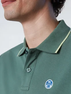 Outlet^North Sails 'Organic Cotton Polo Shirt MILITARY GREEN