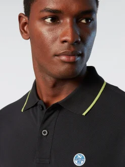 Outlet^North Sails 'Organic Cotton Polo Shirt BLACK