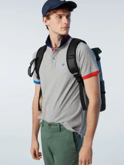 Outlet^North Sails 'Organic Cotton Polo Shirt GREY MELANGE