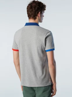 Outlet^North Sails 'Organic Cotton Polo Shirt GREY MELANGE