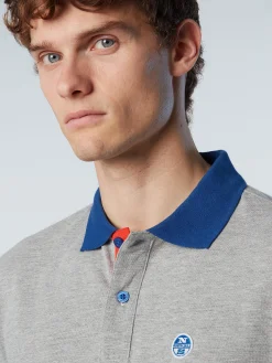 Outlet^North Sails 'Organic Cotton Polo Shirt GREY MELANGE