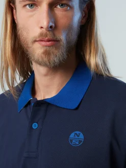 Outlet^North Sails 'Organic Cotton Polo Shirt NAVY BLUE