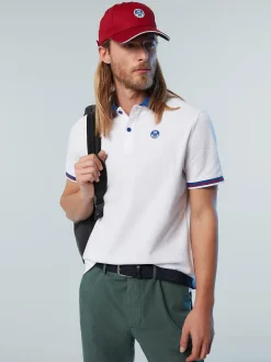 Outlet^North Sails 'Organic Cotton Polo Shirt WHITE