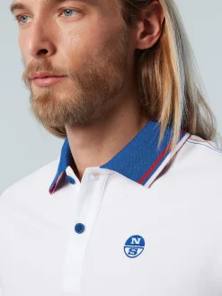 Outlet^North Sails 'Organic Cotton Polo Shirt WHITE