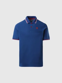 Outlet^North Sails 'Organic Cotton Polo Shirt OCEAN BLUE