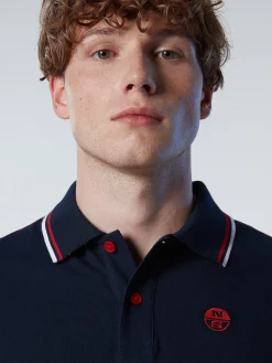Outlet^North Sails 'Organic Cotton Polo Shirt NAVY BLUE