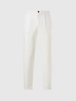 Trousers^North Sails 'Pleated Gabardine Chinos MARSHMALLOW
