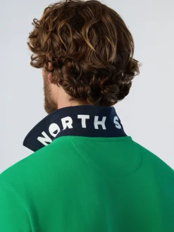 Polo Shirts^North Sails 'Polo Shirt With Collar Lettering GREEN BEE