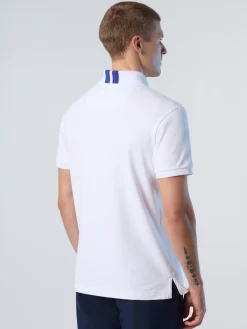 Polo Shirts^North Sails 'Polo Shirt With Collar Stripes WHITE