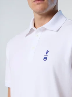 Polo Shirts^North Sails 'Polo Shirt With Collar Stripes WHITE