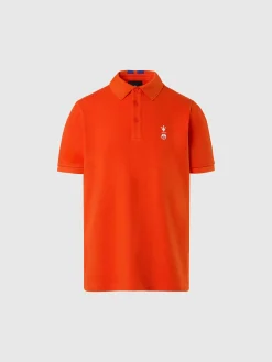 Polo Shirts^North Sails 'Polo Shirt With Collar Stripes PUREED PUMPKIN