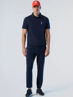 Polo Shirts^North Sails 'Polo Shirt With Collar Stripes NAVY BLUE