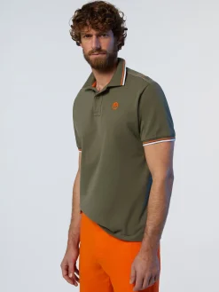 Polo Shirts^North Sails 'Polo Shirt With Embroidered Logo DUSTY OLIVE