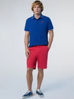 Polo Shirts^North Sails 'Polo Shirt With Embroidered Logo OCEAN BLUE