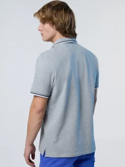Polo Shirts^North Sails 'Polo Shirt With Embroidered Logo GREY MELANGE