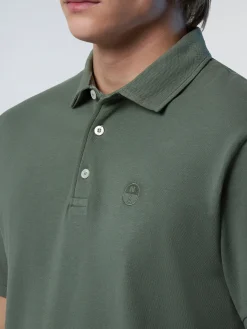 Polo Shirts^North Sails 'Polo Shirt With Embroidered Logo DUSTY OLIVE