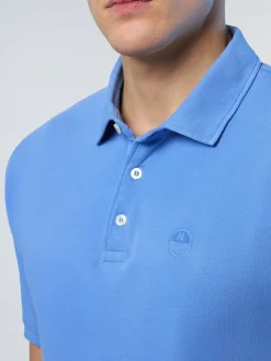 Polo Shirts^North Sails 'Polo Shirt With Embroidered Logo WEDGEWOOD