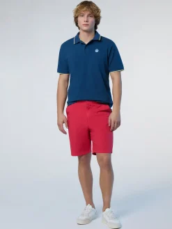 Polo Shirts^North Sails 'Polo Shirt With Logo Collar DARK DENIM