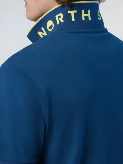 Polo Shirts^North Sails 'Polo Shirt With Logo Collar DARK DENIM